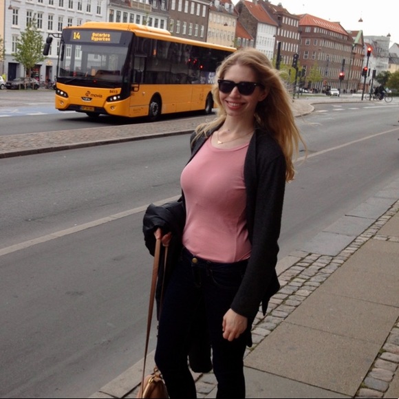 J. Crew Blush Cotton Longsleeve Tee S - Picture 1 of 4